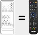 T&eacute;l&eacute;commande pour remplacer REMCON411