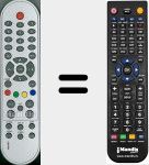 T&eacute;l&eacute;commande pour remplacer RC 903 (35883310)