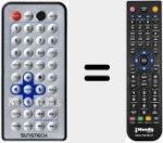 T&eacute;l&eacute;commande pour remplacer REMCON698