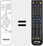 T&eacute;l&eacute;commande pour remplacer REMCON483