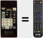 T&eacute;l&eacute;commande pour remplacer REMCON829