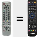 T&eacute;l&eacute;commande pour remplacer EUR511310