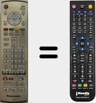 T&eacute;l&eacute;commande pour remplacer EUR7635020R