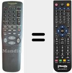 Télécommande pour remplacer VEQ2213