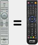 T&eacute;l&eacute;commande pour remplacer RC4490 (242254901809)