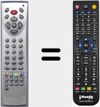 T&eacute;l&eacute;commande pour remplacer RCPT321516