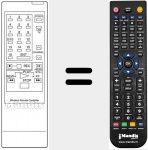 T&eacute;l&eacute;commande pour remplacer RC117