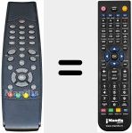 T&eacute;l&eacute;commande pour remplacer RC39800R00-08