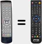 Télécommande pour remplacer RC40