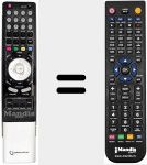 Télécommande pour remplacer RC I02 0N