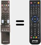 T&eacute;l&eacute;commande pour remplacer RC L05 0A