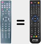 Télécommande pour remplacer RC00049