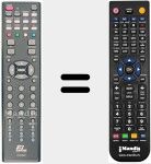 T&eacute;l&eacute;commande pour remplacer RC00068