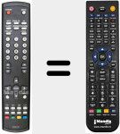 T&eacute;l&eacute;commande pour remplacer RC00115P