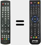 T&eacute;l&eacute;commande pour remplacer RC00170P