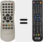 T&eacute;l&eacute;commande pour remplacer RC1113305 00