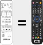 Télécommande pour remplacer RC1250