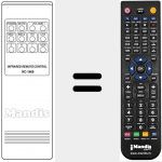 Télécommande pour remplacer RC1409