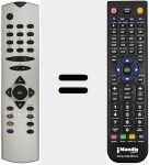 Télécommande pour remplacer RC1543