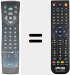 T&eacute;l&eacute;commande pour remplacer RC200