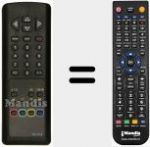 T&eacute;l&eacute;commande pour remplacer RC2134