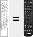 T&eacute;l&eacute;commande pour remplacer RC3010