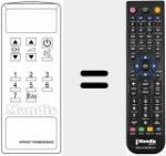 T&eacute;l&eacute;commande pour remplacer RC51KAMOSONIC