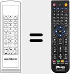 T&eacute;l&eacute;commande pour remplacer RC5420