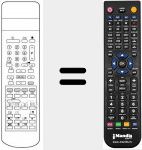 T&eacute;l&eacute;commande pour remplacer RC8077VE
