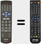 Télécommande pour remplacer RC8611 01