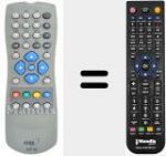 Télécommande pour remplacer REMCON594