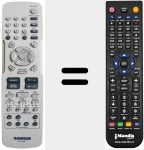 Télécommande pour remplacer RCT 192 DB 1