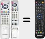 T&eacute;l&eacute;commande pour remplacer RC U07 RB