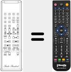 T&eacute;l&eacute;commande pour remplacer RC100