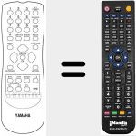 Télécommande pour remplacer RC1113202