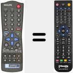 T&eacute;l&eacute;commande pour remplacer RC2884 00