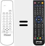 T&eacute;l&eacute;commande pour remplacer RC4280