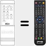 T&eacute;l&eacute;commande pour remplacer RC51