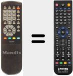 T&eacute;l&eacute;commande pour remplacer RC514A