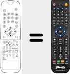 T&eacute;l&eacute;commande pour remplacer RC613311