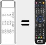 T&eacute;l&eacute;commande pour remplacer REMCON432