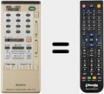 Télécommande pour remplacer RMT-233 (A6765646A)