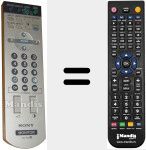 Télécommande pour remplacer RM980 (147899113)