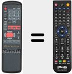 T&eacute;l&eacute;commande pour remplacer REMCON392