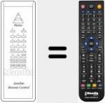Télécommande pour remplacer REMCON694