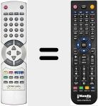 T&eacute;l&eacute;commande pour remplacer REMCON1360