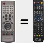 T&eacute;l&eacute;commande pour remplacer TM 75 (AA59-00312K)