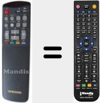 Télécommande pour remplacer AA5910020E