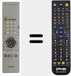 Télécommande pour remplacer TM63 (AA5900266A)