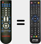 T&eacute;l&eacute;commande pour remplacer E420BVF120